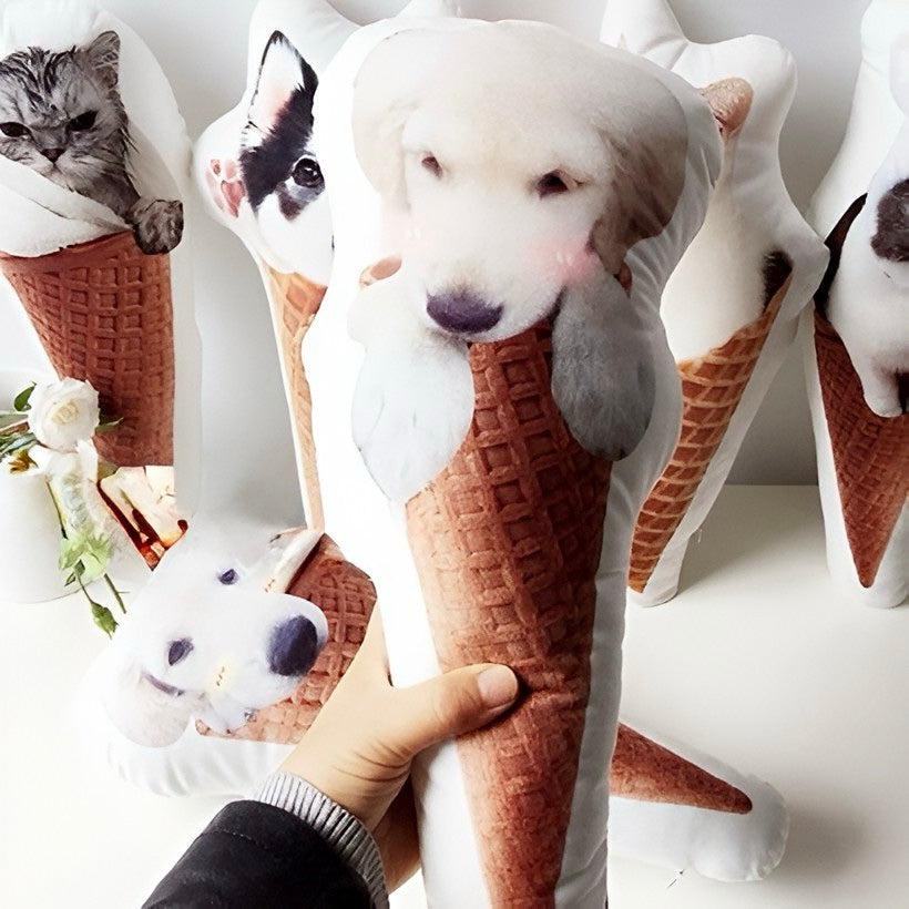 Haustierkissen -icecream- mit eigenem Bild