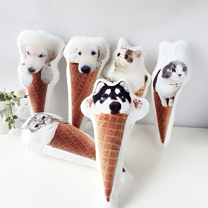 Haustierkissen -icecream- mit eigenem Bild