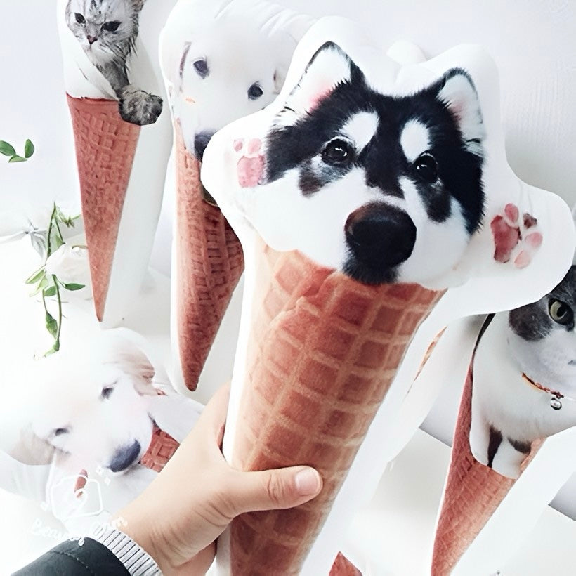 Haustierkissen -icecream- mit eigenem Bild
