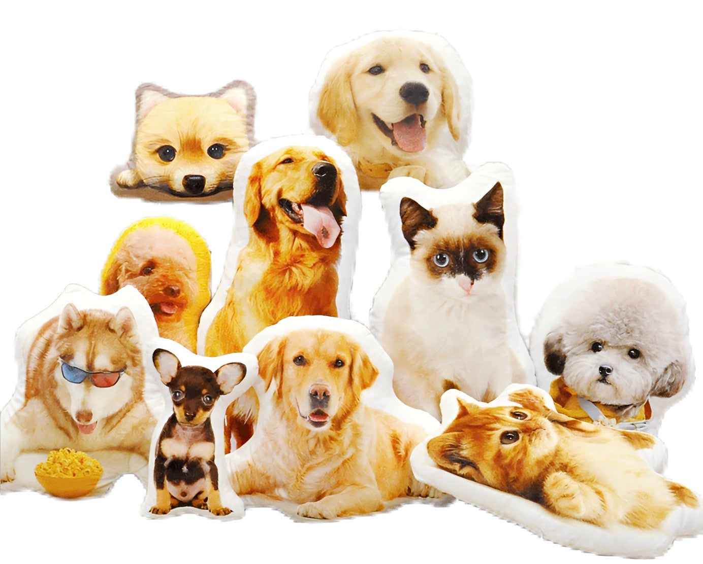 Haustierkissen -Foto- mit eigenem Bild